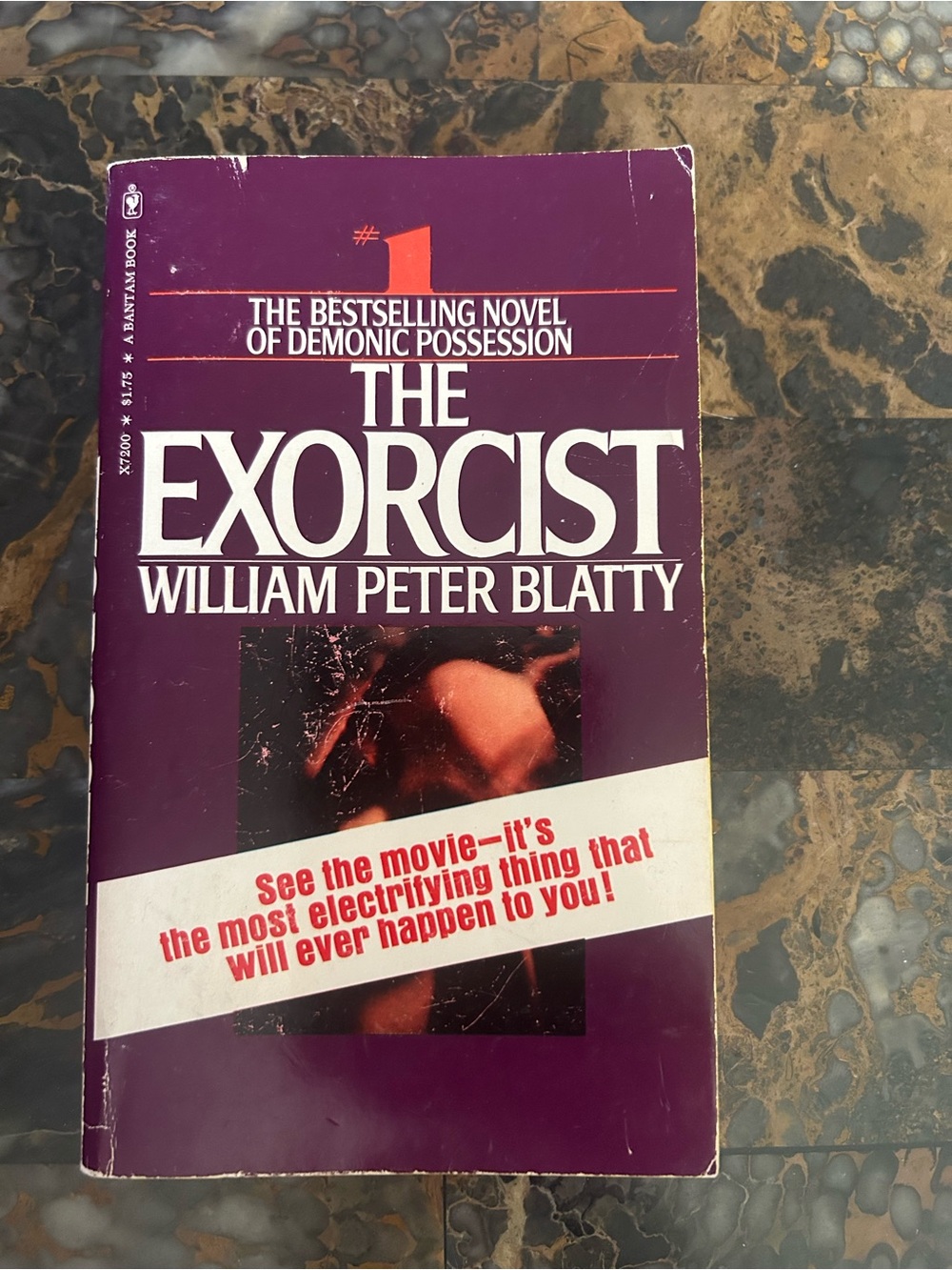 Vintage The Exorcist William Peter Blatty Bantam Paperback Horror Book
